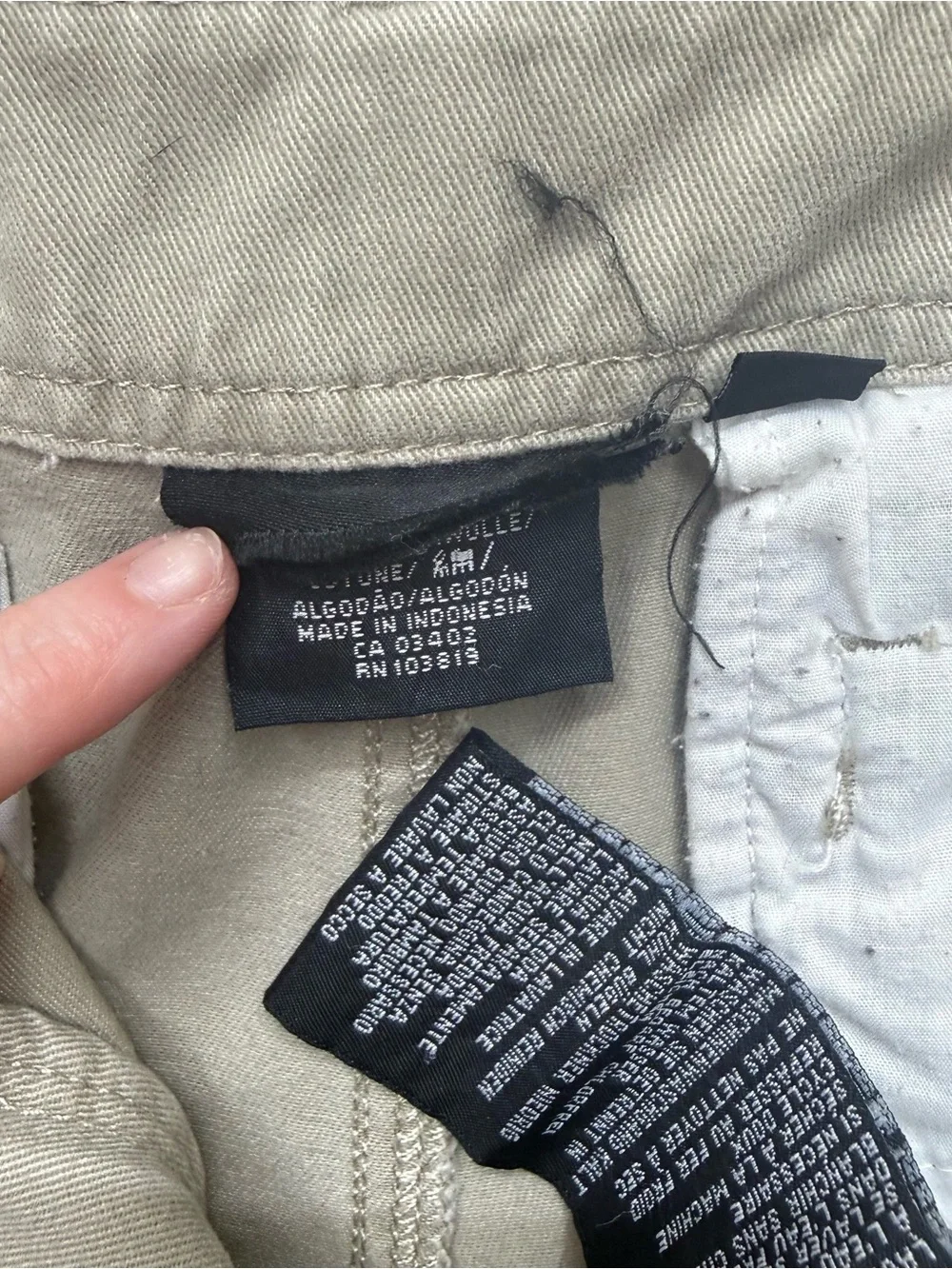 Harley Davidson Cargo Khaki Men’s Pants Motorcycle Size 33x32
